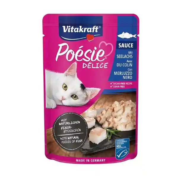 Vitakraft Alimento Para Gato Poésie Pouch Pescado