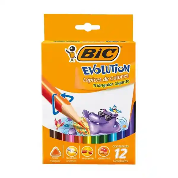 Lapiz Color Evol Triang Gte X12