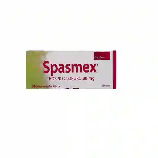 Spasmex Antiespasmodicos Hombre Com.30Mg.30