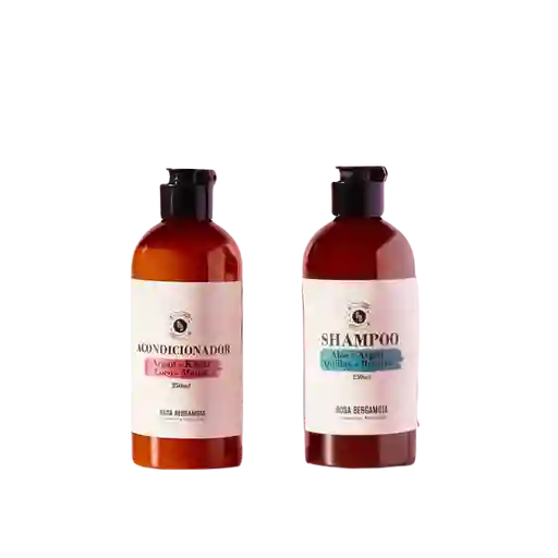 Set Shampoo & Acondicionador Rosa Bergamota