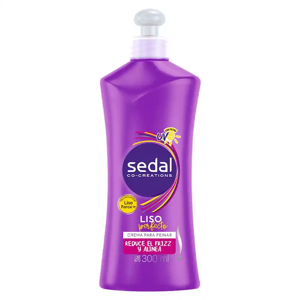 Sedal Crema Para Peinar Liso Perfecto