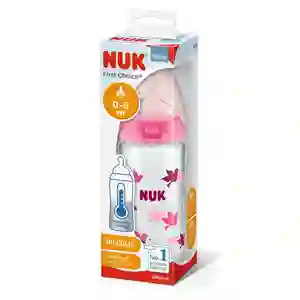 Nuk Mamadera de Vidrio First Choice Rosado