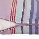 Cojín Algodón Ribb Azul y Rojo 45 x 45 cm