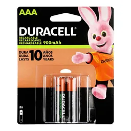 Pilas Duracell Recargables Aaa X2 900mah