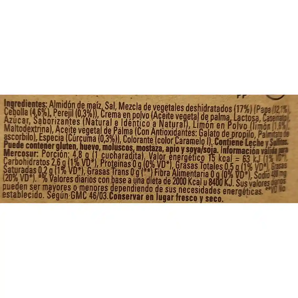 Maggi Jugoso al Horno Pollo al Limón