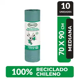 Superior Bolsa de Basura Mediana Verde