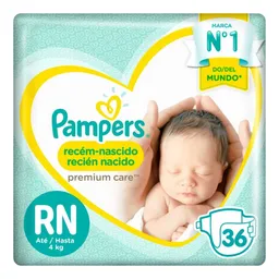Pampers Pañales Premium Care para Recién Nacido