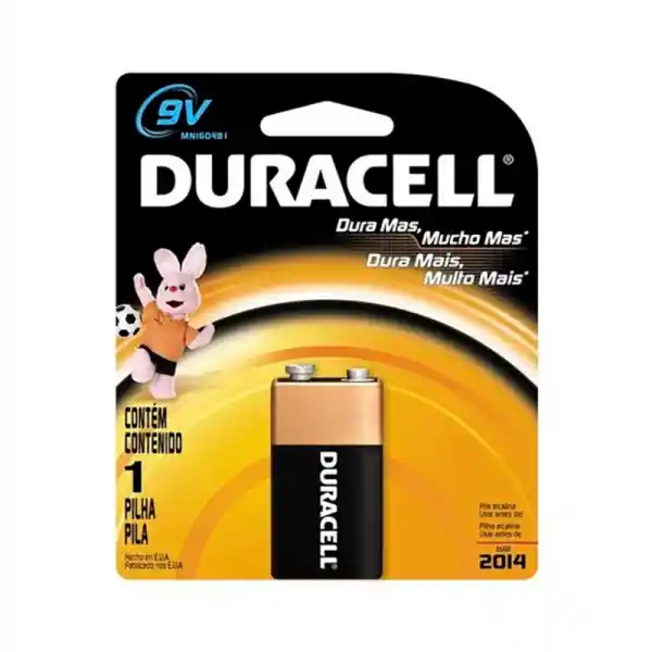 Duracell Pila Alcalina 9V