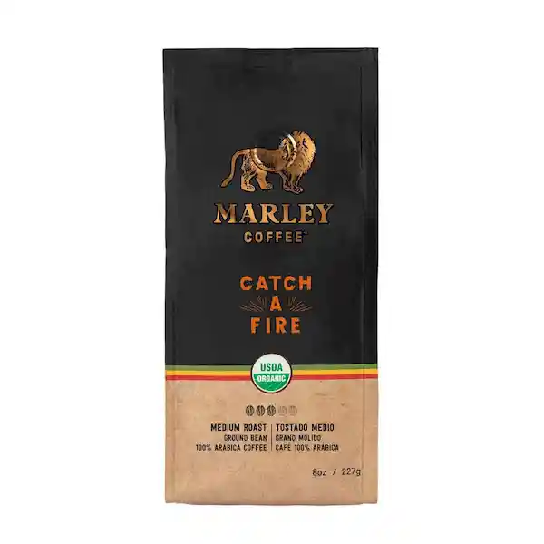 Marley Coffe Café en Grano Molido Catch a Fire