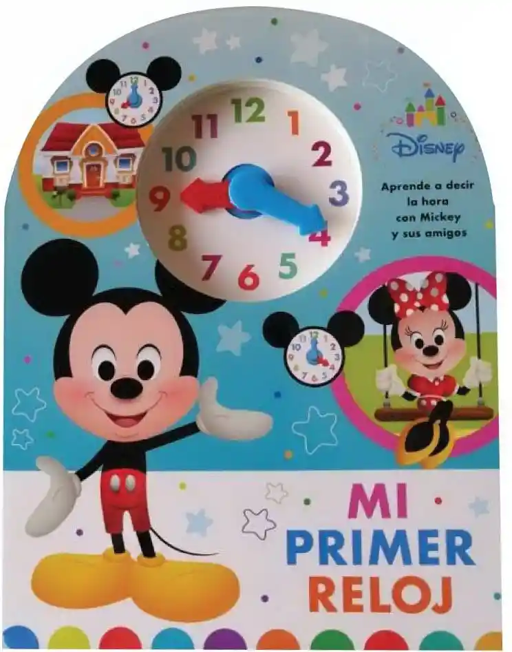 Libro Mickey Mi Primer Reloj