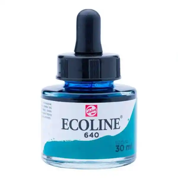 Ecoline Acuarela Líquida Talens Verde Oscuro 602