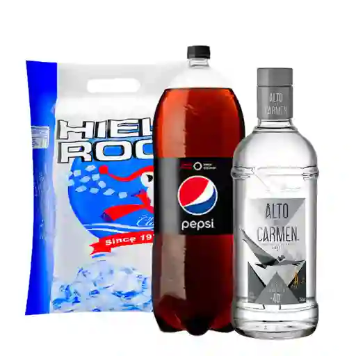 Combo Alto Del Carmen Transparente & Pepsi Zero