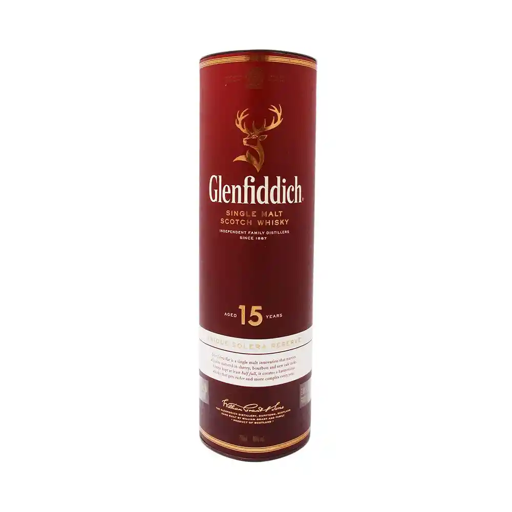 Glenfiddich Whisky Malta 15 Años 40°