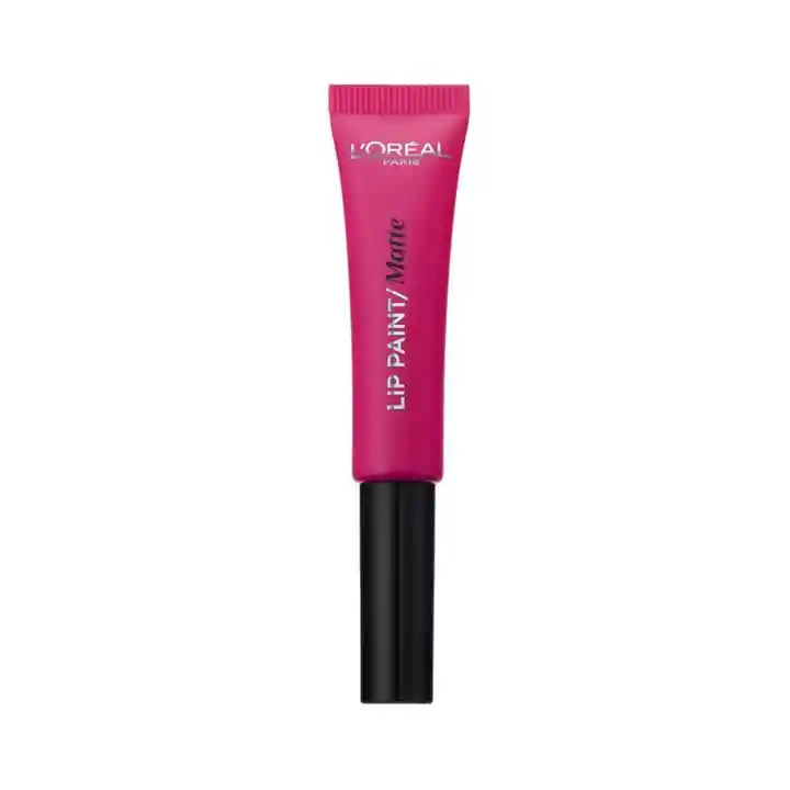 Loreal Paris Labial Lip Paint Matte 202 King Pink 