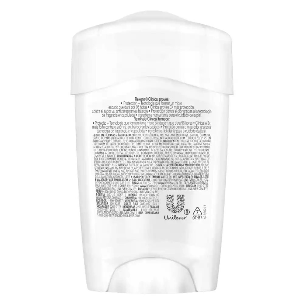 Rexona Clinical Desodorante Extra Dry en Crema