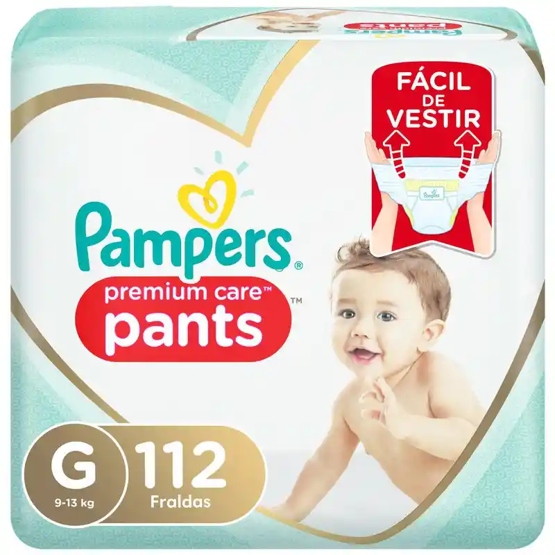 Pampers Pañales Pants Premium Care Talla G