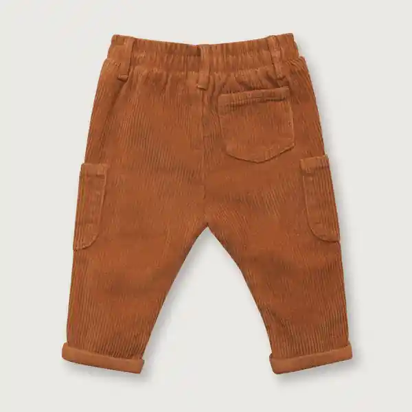 Pantalón Bolsillos de Niño Cafe Talla 9M Opaline