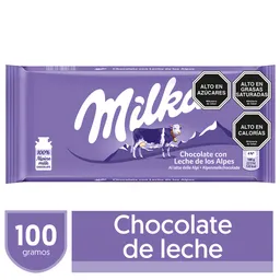 Milka Chocolate con Leche de los Alpes Precio - Rappi