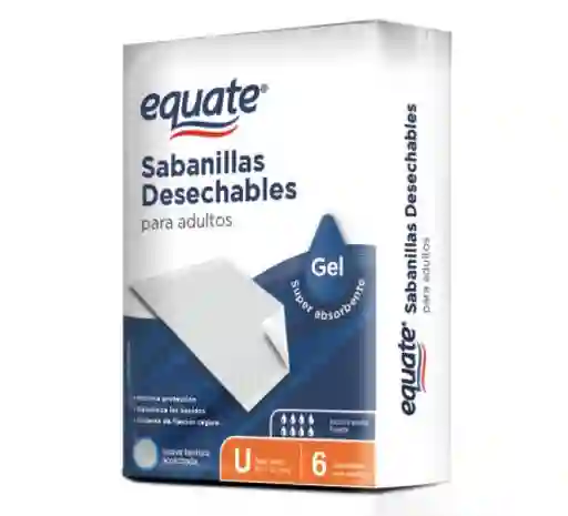 Equate Sabanilla Desechable Adulto