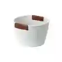 Cesta de Almacenamiento Cuerda de Algodón Asa L Hueso Miniso