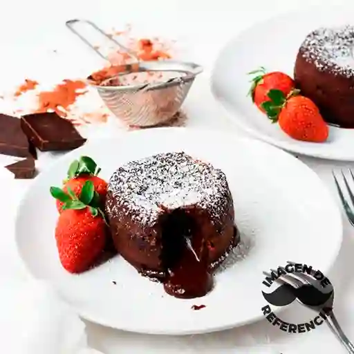 Volcan de Chocolate con Helado