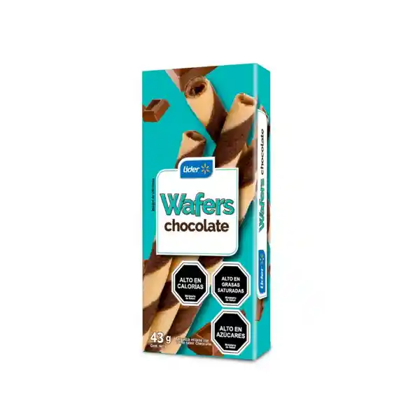 Galleta Wafers Sabor Chocolate Lider