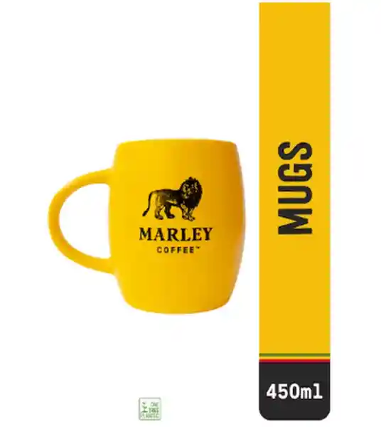 Marley Mug Cerámico Amarillo de 450 mL