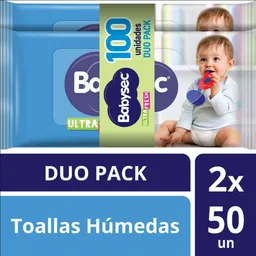 Toalla Húmeda Ultra X 100 Babysec