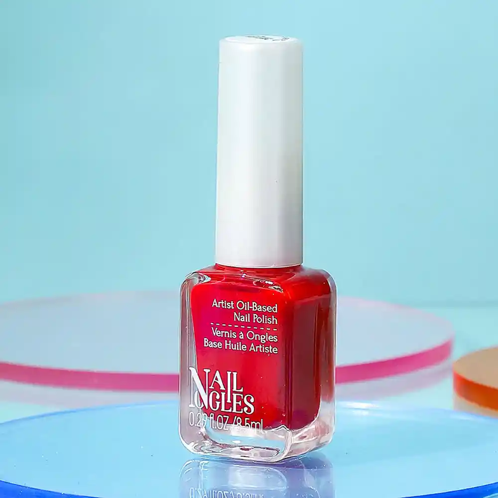 Miniso Esmalte Para Uñas de Base de Aceite Rojo Puro