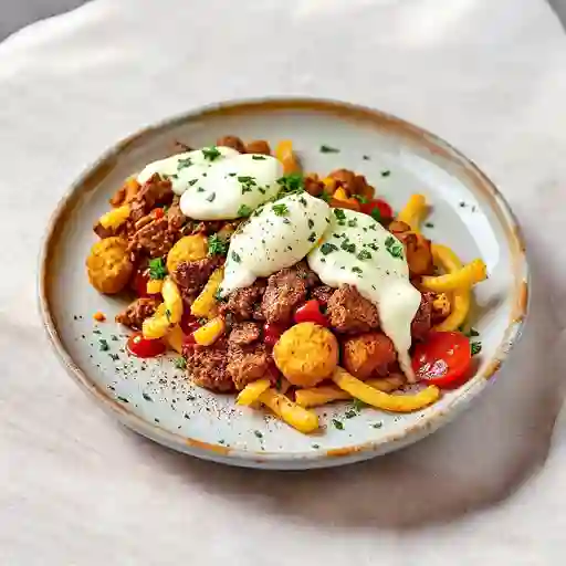 Shawarma Palestino + 2 Salsas