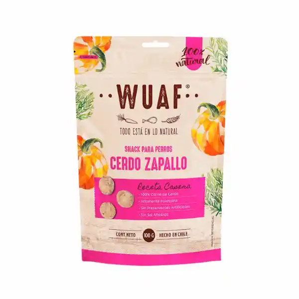 Wuaf Snack Perro Cerdo Zapallo