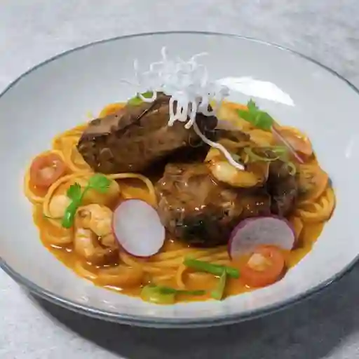 Lomo en salsa a la pimienta