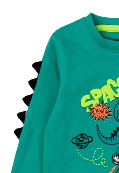 Polera Bebé Cosmic Niño Verde 12 a 18 Meses 142