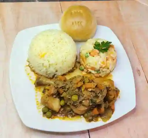 Pollo al jugo ejecutivo