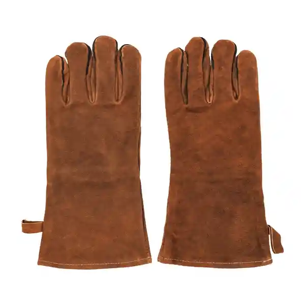 Set de Guantes de Parrilla de Cuero