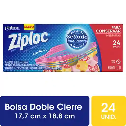 Ziploc Bolsa Conserva Mediana