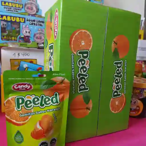 Gomitas pelables peeled sabor naranja