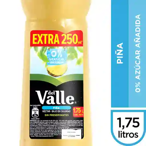 Del Valle Néctar Piña 0% Azúcar Añadida 1,75 Lt