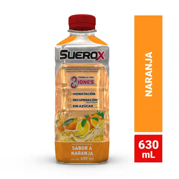 Suerox Bebida Isotónica Naranja 630 mL