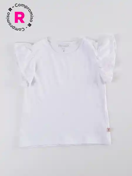 Harvest Polera Manga Corta Lentenew Crudo Blanco 8 V26