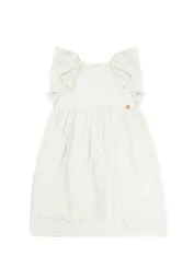 Vestido Formal Kids Niña Crudo Talla 06 - 325