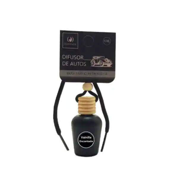 Difusor Para Auto Vainilla Encantada Black Aromanza