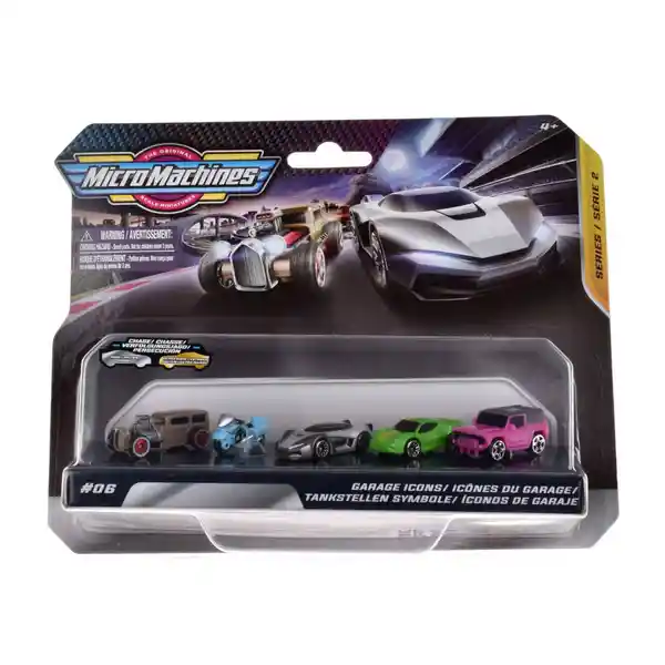 Micro Machines Pack Autos Iconos de Garaje