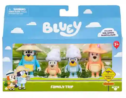 Bluey Pack Figura Family Trip S10