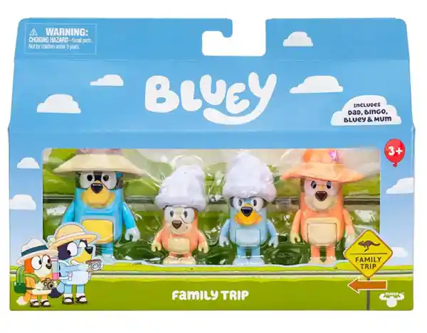 Bluey Pack Figura Family Trip S10