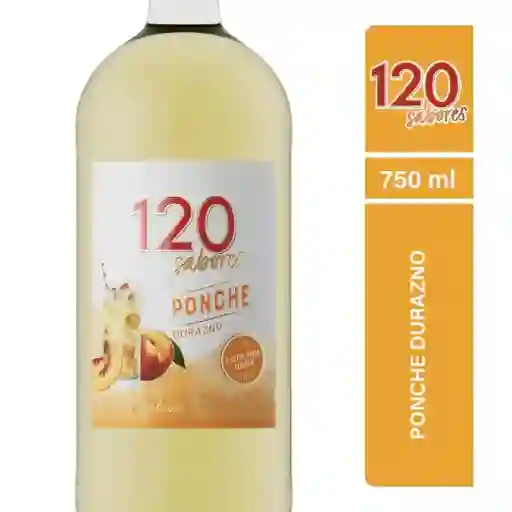 120 Cóctel Vino Ponche Durazno