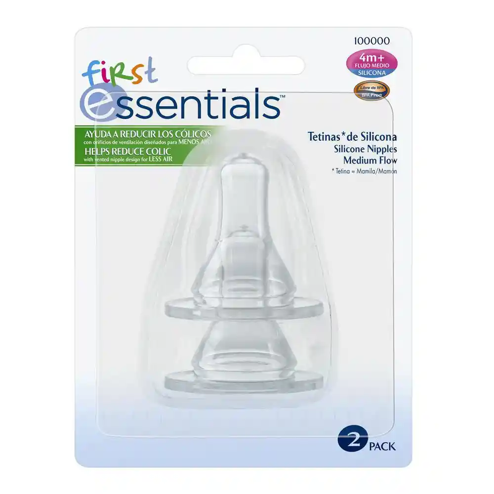 Gerber Tetina De Silicona Flujo Med