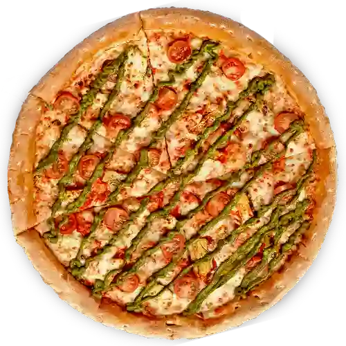 Pizza de Pollo Caprese Mediana