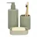 Vaso de Cerámica Para Baño Verde Casaideas