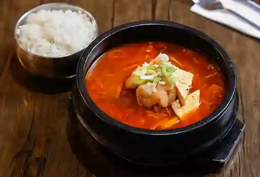 Kimchi Chige (Sopa, Picante)